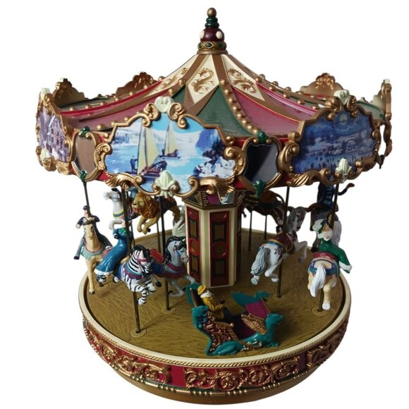 Mr. Christmas Carousel Holiday Carousel With Lights & Music multicolor - Picture 11 of 11